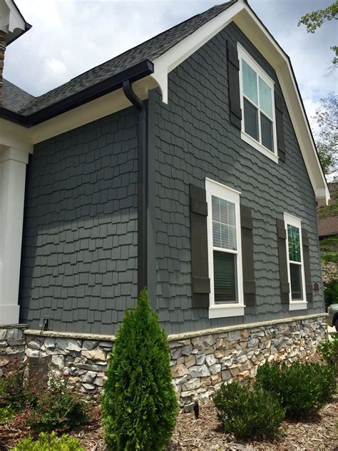 exterior paint color for house with gray metal roof|charcoal gray roof pictures.